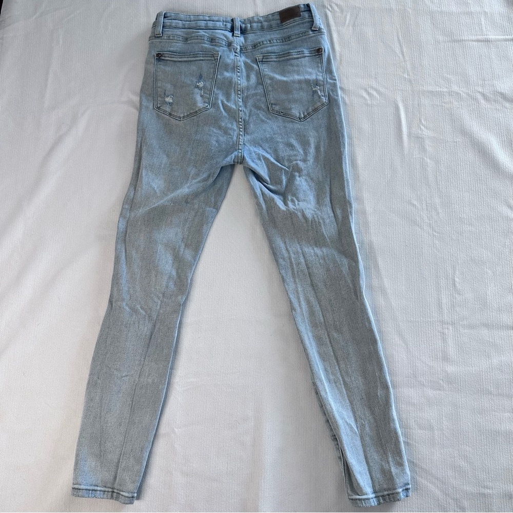 Judy Blue Skinny Fit High Rise Jeans‎ size 29 women’s distressed stretch - Picture 2 of 8